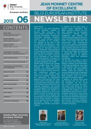 NEWSLETTER - İstanbul Bilgi Üniversitesi | AB Enstitüsü