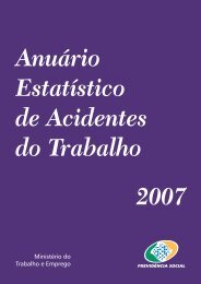 AnuÃ¡rio EstatÃ­stico de Acidentes do Trabalho : AEAT 2007