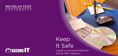 Keep It Safe - Enterprise Information Stewardship - Michigan State ...