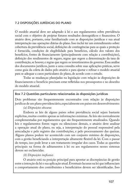 Vol.33- PrÃ¡tica Atuarial na PrevidÃªncia Social - MinistÃ©rio da ...