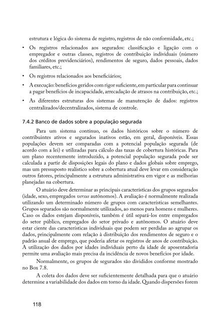 Vol.33- PrÃ¡tica Atuarial na PrevidÃªncia Social - MinistÃ©rio da ...