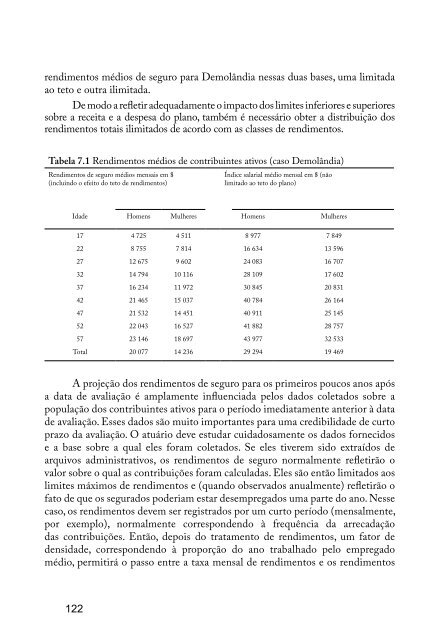 Vol.33- PrÃ¡tica Atuarial na PrevidÃªncia Social - MinistÃ©rio da ...