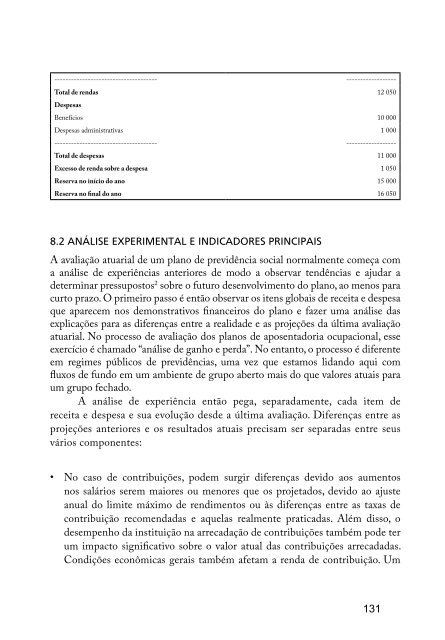 Vol.33- PrÃ¡tica Atuarial na PrevidÃªncia Social - MinistÃ©rio da ...