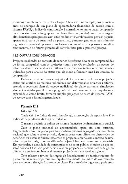 Vol.33- PrÃ¡tica Atuarial na PrevidÃªncia Social - MinistÃ©rio da ...