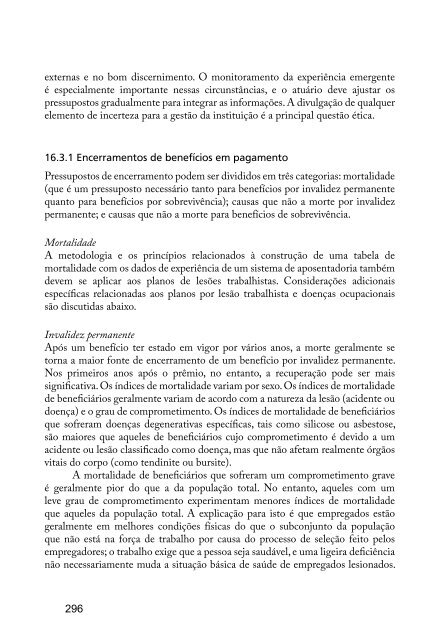 Vol.33- PrÃ¡tica Atuarial na PrevidÃªncia Social - MinistÃ©rio da ...