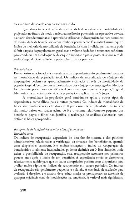 Vol.33- PrÃ¡tica Atuarial na PrevidÃªncia Social - MinistÃ©rio da ...