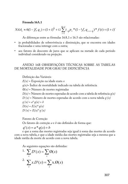 Vol.33- PrÃ¡tica Atuarial na PrevidÃªncia Social - MinistÃ©rio da ...