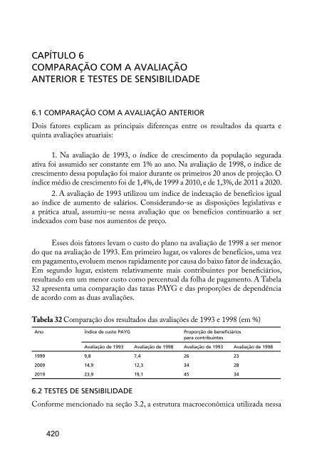 Vol.33- PrÃ¡tica Atuarial na PrevidÃªncia Social - MinistÃ©rio da ...