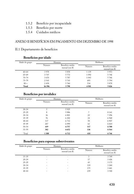 Vol.33- PrÃ¡tica Atuarial na PrevidÃªncia Social - MinistÃ©rio da ...