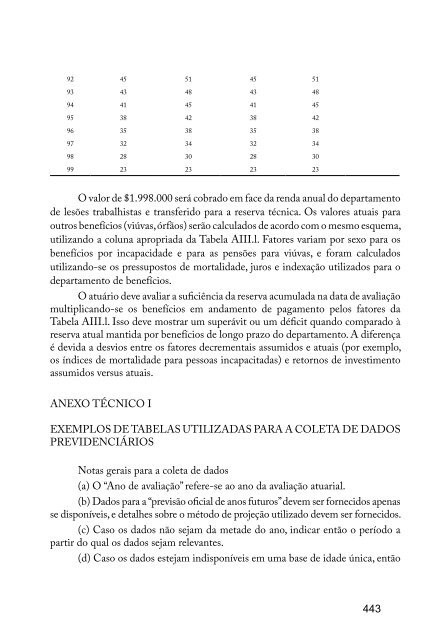 Vol.33- PrÃ¡tica Atuarial na PrevidÃªncia Social - MinistÃ©rio da ...