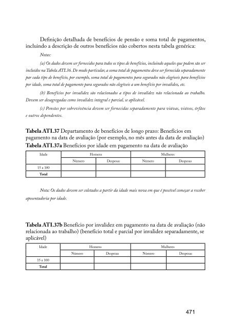 Vol.33- PrÃ¡tica Atuarial na PrevidÃªncia Social - MinistÃ©rio da ...