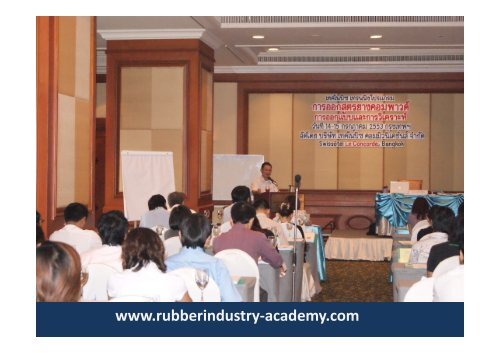 Rubber Compound Formulation - Rubber Industry Academy