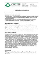 GEBRAUCHSANWEISUNGEN - Herboristerie Camille Droz