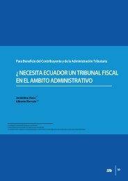 Â¿Necesita Ecuador un Tribunal Fiscal en el Ãmbito? - Centro de ...