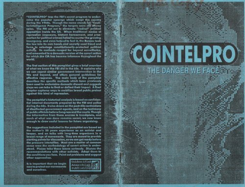 Cointelpro The Danger We Face Targeted Individuals Canada