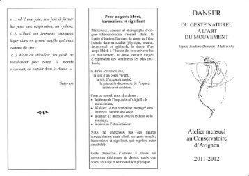 DANSER - La Vie en Mouvements - Free