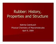 Rubber Presentation - Willson Research Group