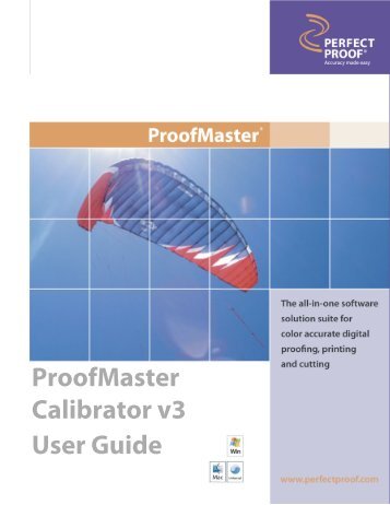 ProofMaster Calibrator v3 User Guide - Digital Center AB