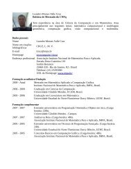 Curriculum Vitae - Impa