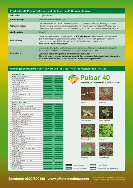PulsarÂ® 40 - BASF Pflanzenschutz Ãsterreich