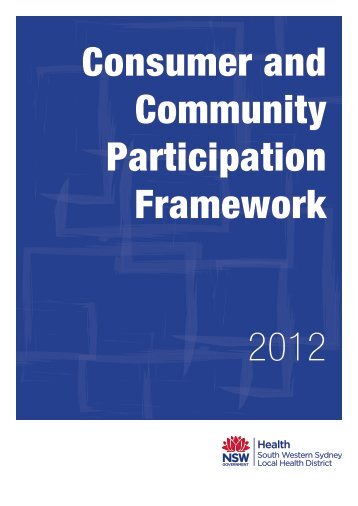 Consumer and Community Participation Framework - Sydney South ...