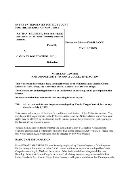 5 8 2 Final Notice Mailed 10 16 08 Getman Sweeney