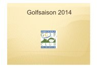 Golfsaison 2014