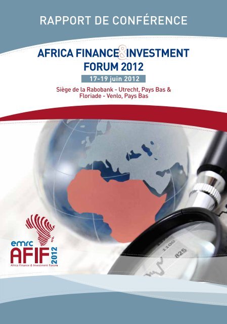 RappoRt de ConfÃ©RenCe AFRICA FINANCE ... - EMRC