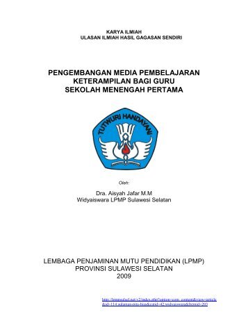 Sulaman Pita Hias - LPMP Sulsel