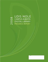 Lois HoLe - The Alberta Library