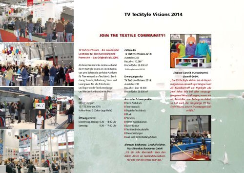 Factsheet 2014 de - TV TecStyle Visions