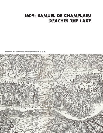 1609: Samuel de Champlain Reaches the Lake