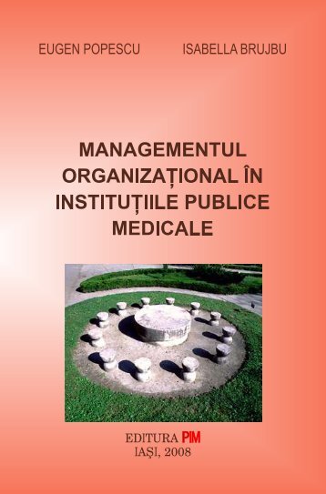 Managementul organizational in institutiile publice ... - PIM Copy