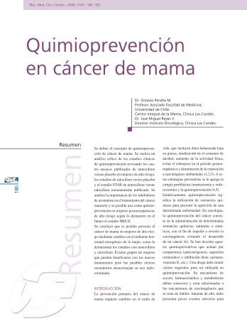 QuimioprevenciÃ³n en cÃ¡ncer de mama