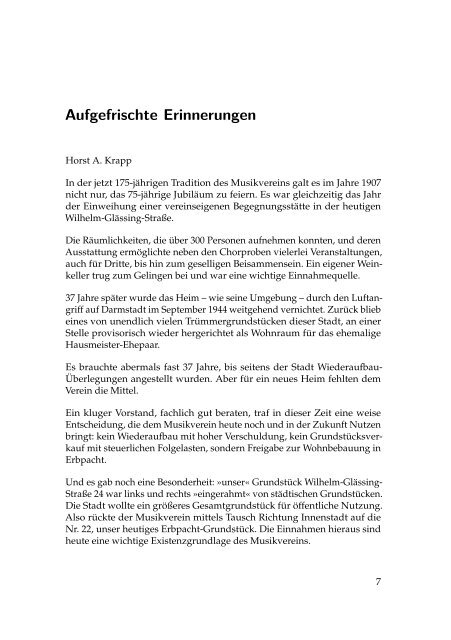 Ein Anbieter – alle Möglichkeiten - Musikverein Darmstadt  eV