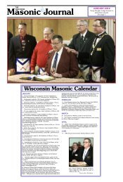 New o4 base.qxd - Freemasons of Wisconsin