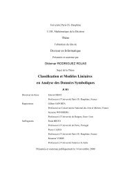 Classification et Mod`eles LinÃ©aires en Analyse ... - Youblisher.com
