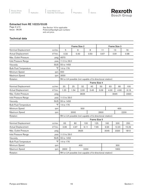 Rexroth Hydraulics Product Catal... - Hasmak.com.tr