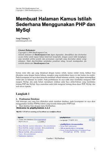 Asep-PHP MySql