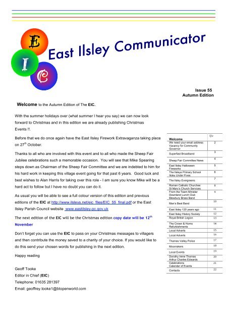 EIC 55.pdf - East Ilsley Parish Council