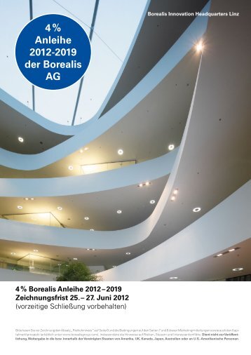 4 % Anleihe 20122019 der Borealis AG