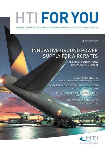 innovaTive grounD PoWer suPPly for aircrafTs - HTI - High Tech ...