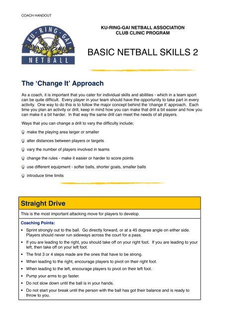 Best choice Important skills in netball You must know