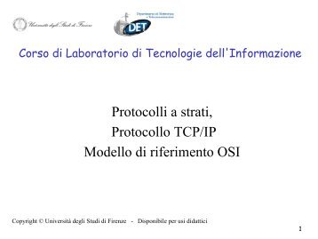 06 - Stratificazione e modelli - lenst - UniversitÃ  degli Studi di Firenze