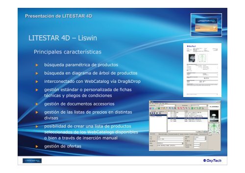 PresentaciÃ³n de LITESTAR 4D - Rv03 280812-SP - Oxytech