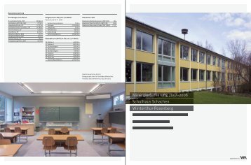 Schulhaus Schachen - Departement Bau - Winterthur