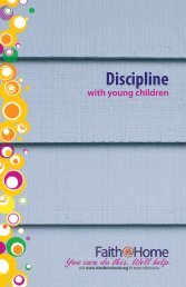 Discipline With Young Children - Waynesboro Otterbein Church