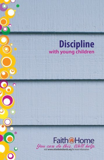 Discipline With Young Children - Waynesboro Otterbein Church