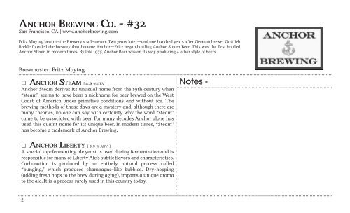 TABLE OF CONTENTS - Minnesota Craft Brewer's Guild