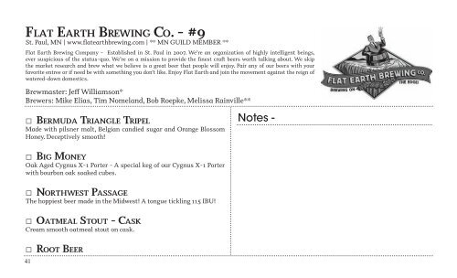 TABLE OF CONTENTS - Minnesota Craft Brewer's Guild